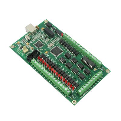 4axis CNC USB Card Mach3 200KHz Breakout Board Adapter Interface Card SZ SHIP TS
