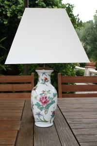 Lampe Chinoise En Porcelaine Ebay