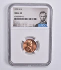 MS66 RD 1955-D Lincoln Wheat Cent NGC Special Lbl