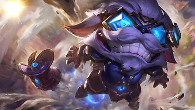 League of Legends ziggs league legends riot games bomber playmat gaming mat