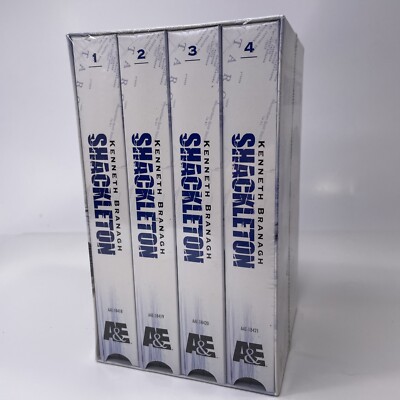 Kenneth Branagh, Shackleton (4-TAPE VHS, 2002) Brand New Sealed Henry V. Hamlet