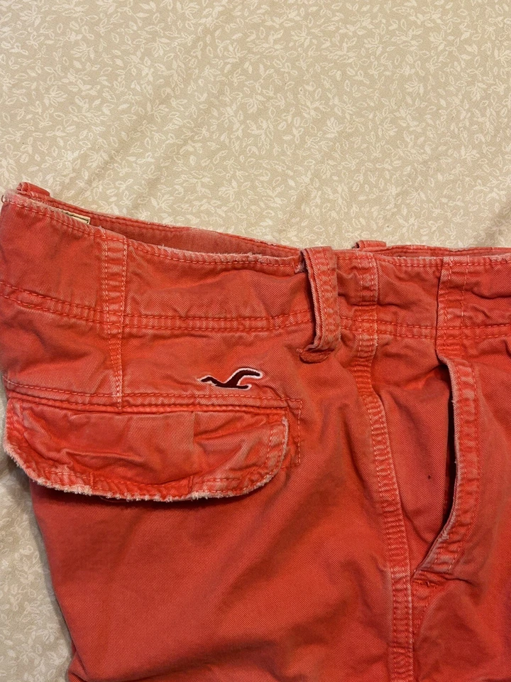 Pantalones cortos cargo Coral Hollister talla 31 para hombre Foto 2 de 4