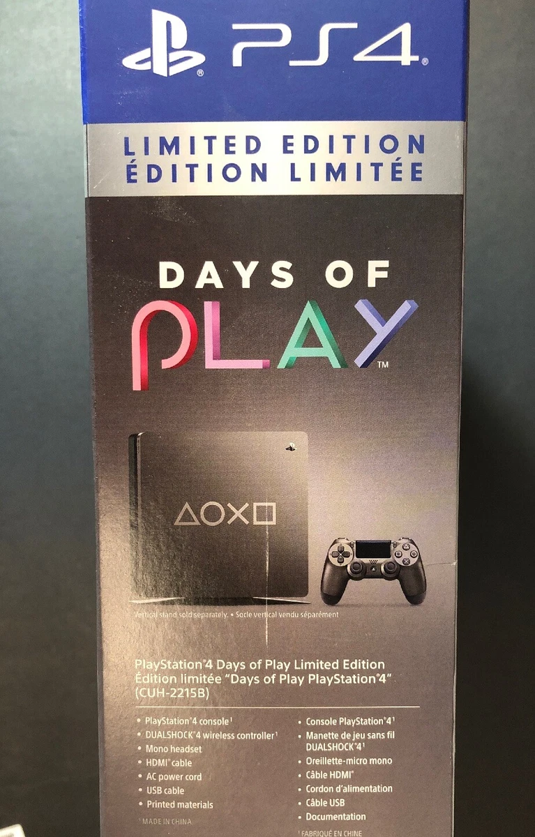 PS4】PlayStation 4 / Days of Play【1TB】