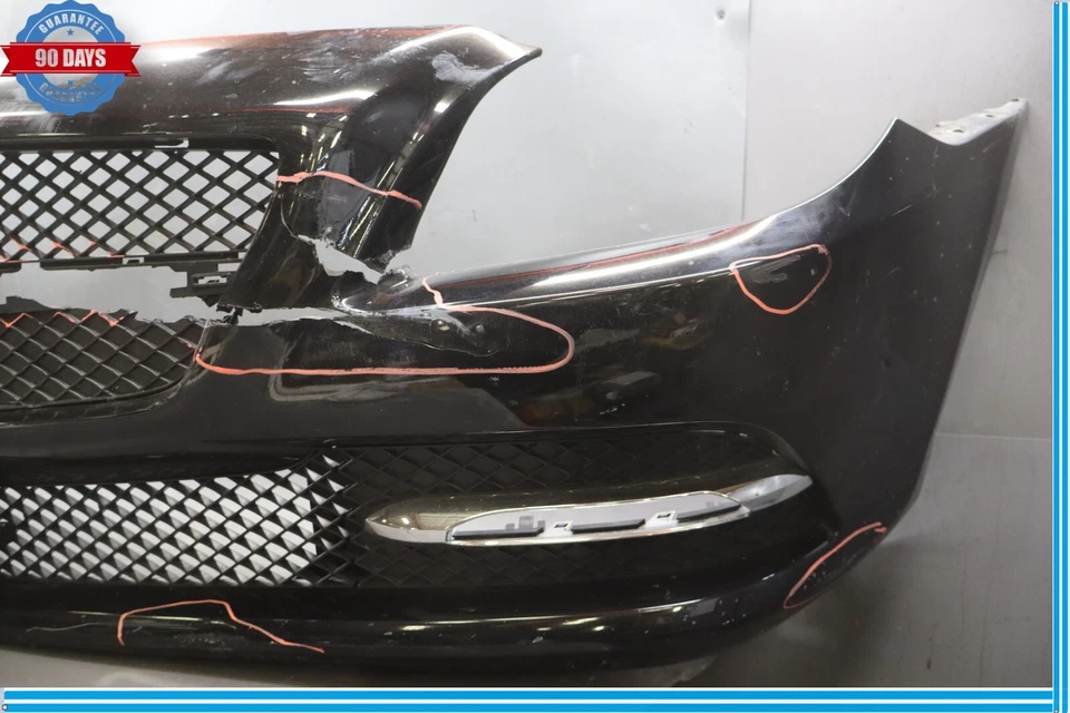 Conjunto de cubierta de parachoques delantero base negro fabricante original Mercedes R172 SLK250 SLK350 12-16 Foto 2 de 4