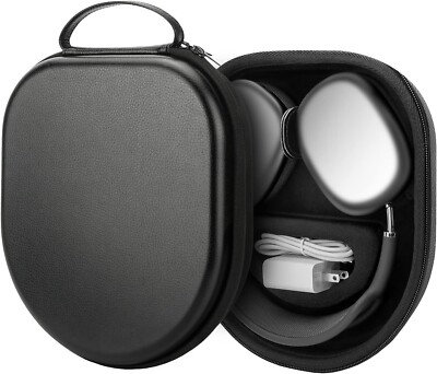 Hülle für Apple AirPods Max Unterstützt Schlafmodus, Hart Organizer Tragbar Tragen Tr