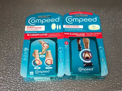 10 Blasenpflaster COMPEED Blasenpflaster + Sport Blasenpflaster je 5 Stück
