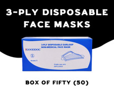 3-Ply Disposable Face Masks