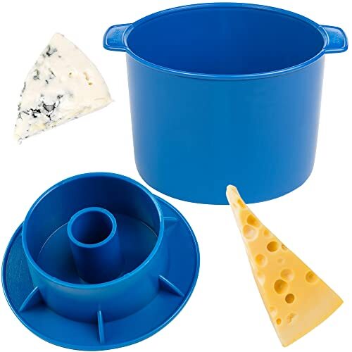 Cheese Mold for Cheese Making Cheese with Follower 1/2 gal Blue - Cheesemakin... - Picture 1 of 9