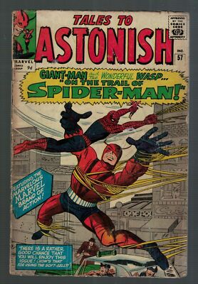 Marvel Comics Tales to astonish 57 Spiderman Giant man 3.0 G/VG avengers