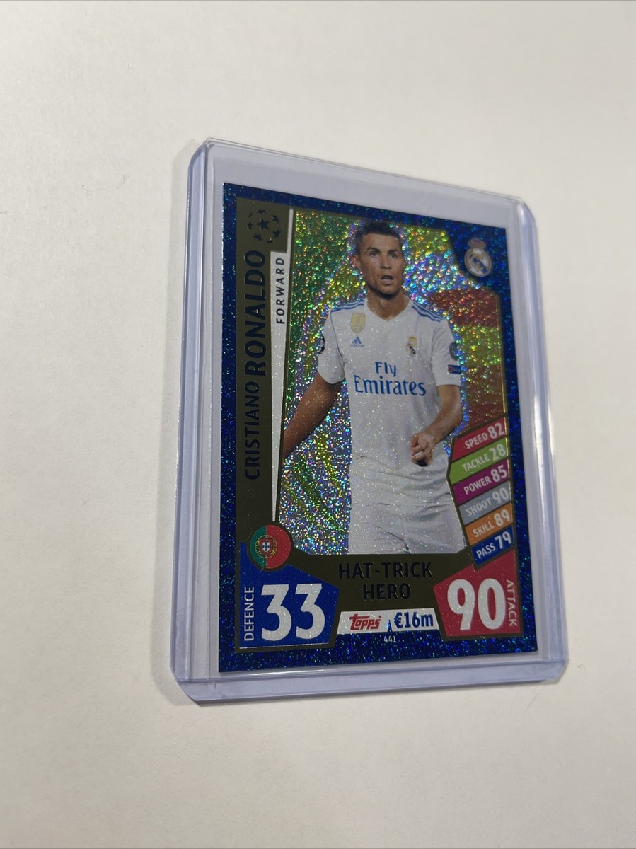 2017-18 Topps Champions UCL Cristiano Ronaldo #441 Hat Trick