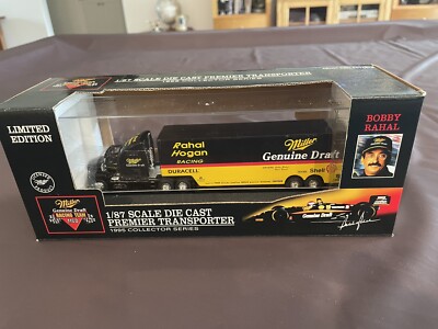 Miller Car Racing Team 1/87 scale diecast Truck transporter 1995 Collector