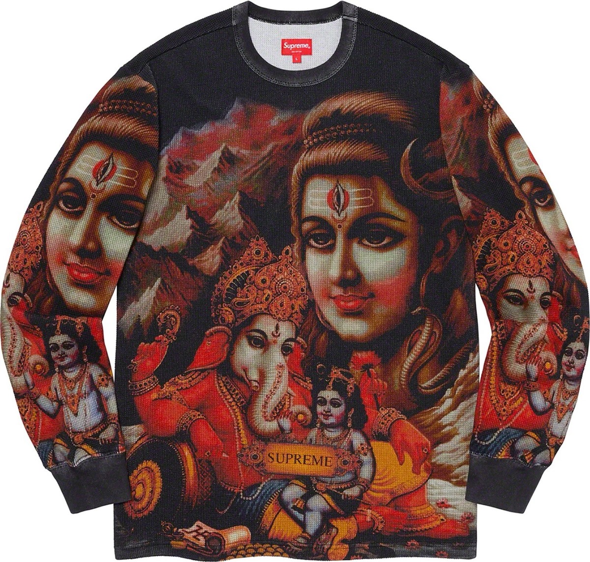 Supreme 19AW Ganesh Waffle Short ガネーシャXL Supreme Ganesh Waffle Thermal | eBay