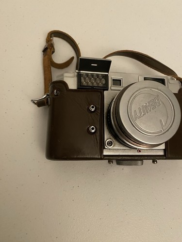 Vintage Beauty Super L 35mm Film Camera W/ Canter-S 45mm F1.9 Lens Sekonic Meter - Picture 6 of 12
