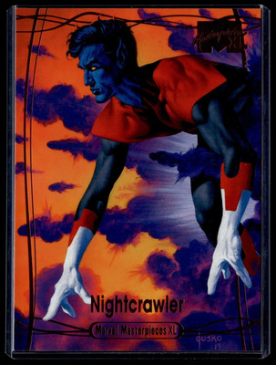 2024 Marvel Masterpieces XL 5x7 NIGHTCRAWLER Legendary ORANGE #07/99