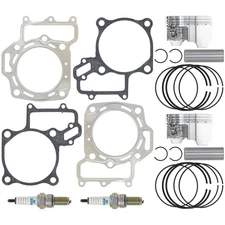 NICHE Stock Piston Gasket Spark Plug Kit for Kawasaki Brute Force Teryx 750