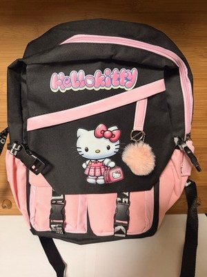   Hello Kitty  , Rucksack, schwarz/rosa, Limited Edition, Unbenutzt, Sammlungs