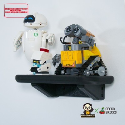 Wandhalterung Display Halter passend für LEGO  Disney WALL-E und EVE 43279