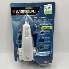 BLACK & DECKER - Travel Iron - X50CP - Compact Design - Dual Voltage NEW