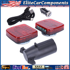 New Led Magnetic Wireless Towing Tail Lights Fit For Boat Truck Camper Rv