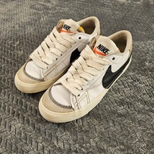 Nike Blazer Low '77 Vintage White Black Sneakers — listing 3