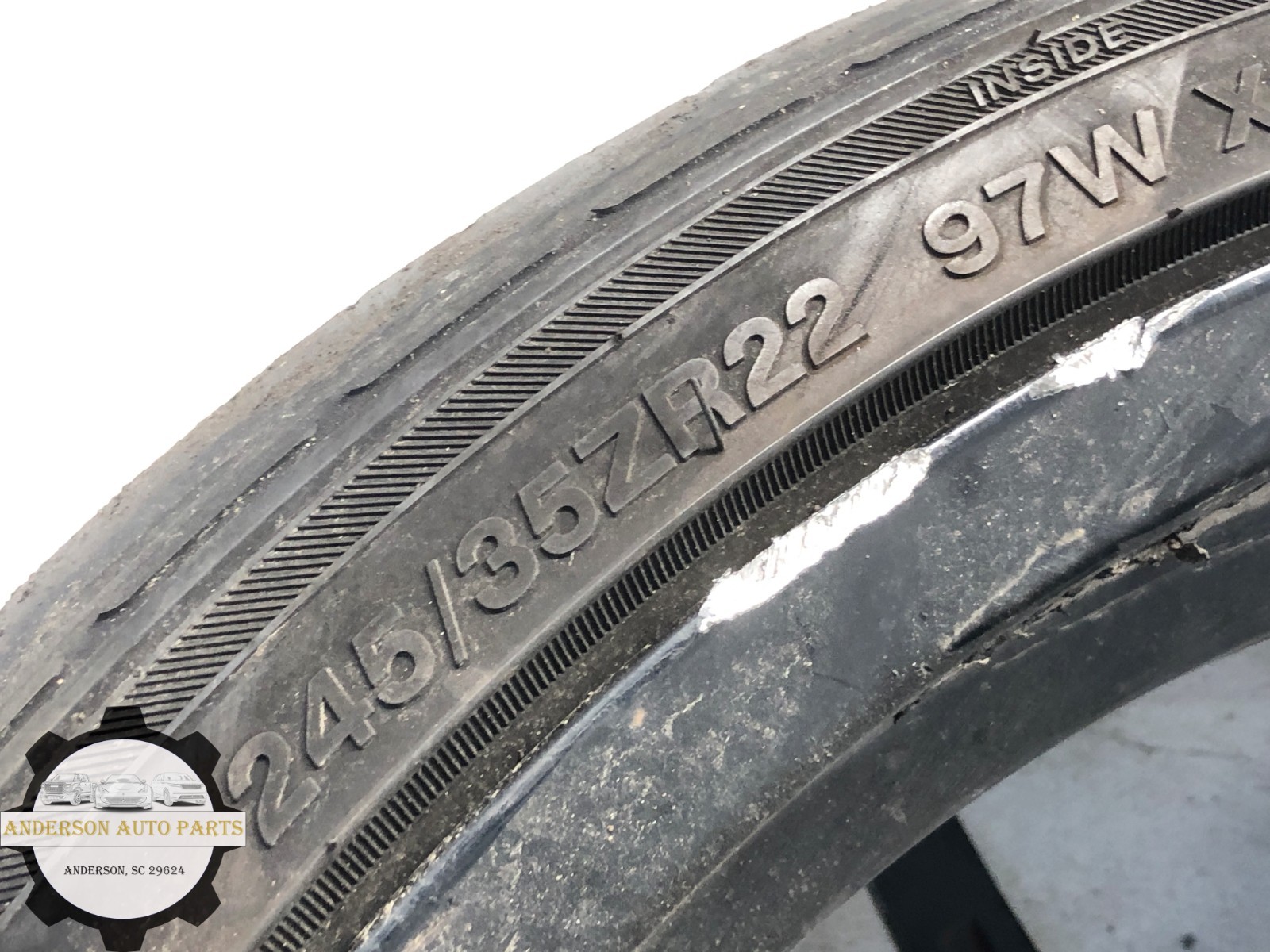 SAVINI BLACK DI FORZA BM12 WHEEL RIM 22X9 TIRE 245/35/R22