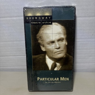 NEW SEALED Particular Men VHS Broadway Theatre Archives Loring Mandel