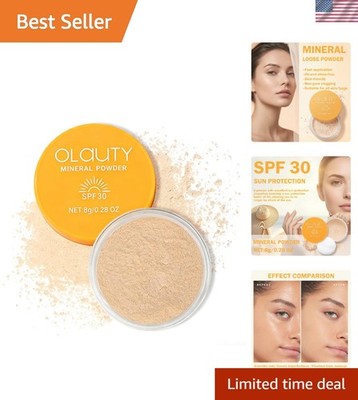 Natural Matte Finish Loose Powder with SPF 30 - All-Skin Types, Medium Tone