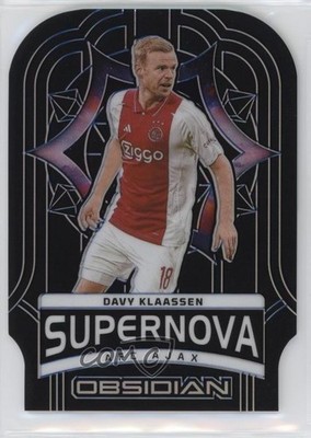 2024-25 Panini Obsidian Supernova Electric Etch Blue 5/25 Davy Klaassen #5 16sb