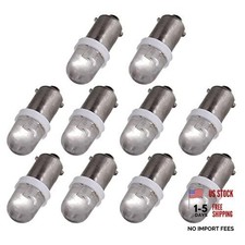 Bayonet 10x Xenon White LED Lamp Instrument Cluster Panel Dash Light Bulbs