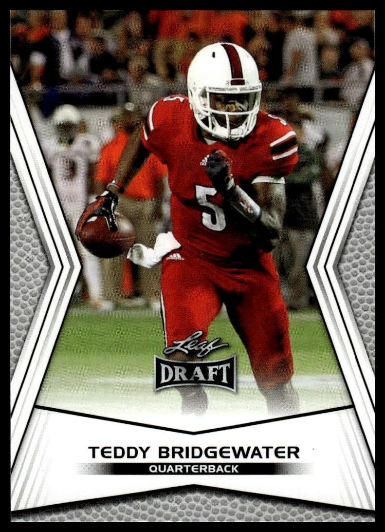 2014 Leaf Draft #TB1 Teddy Bridgewater Gold