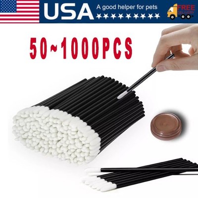 Disposable Lip Brush Wand   Gloss Applicator for Makeup, Hygienic Cosmetic Tool