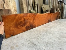 74 Inch Long Sweet Cherry Wood/Reclaimed Cherry Board/Curly Sweet Cherry Shelf