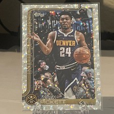 2025-26 Topps Basketball Flagship JALEN PICKETT CRACKLEBOARD Parallel #107 