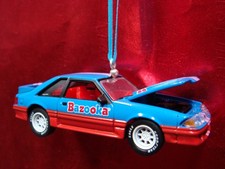 1988 88 FORD MUSTANG 2DR COUPE FOXBODY 5.0 MUSCLE CAR CHRISTMAS ORNAMENT