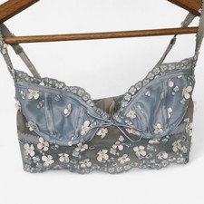 For Love & Lemons Baby’s Breath Long-line Bralette XS UK 6