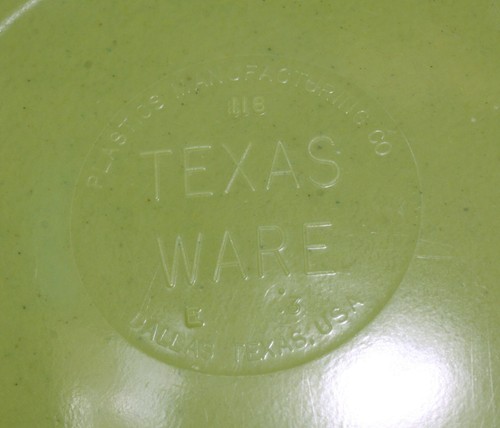 Texas Ware Mixing Bowl Melmac Melamine #118 Olive Green 10" Vintage Kitchen - Picture 4 of 5