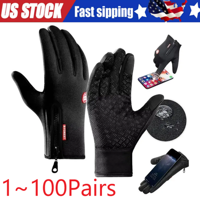 #ad Thermal Waterproof Winter Gloves Touch Screen Warm Mittens Men Women Wholesale $369.69