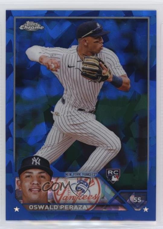 2023 Topps Chrome Sapphire Edition Oswald Peraza #94 7k6