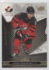 2018 Upper Deck Team Canada Juniors Fall Expo Midnight /50 Jonah Gadjovich 2qf