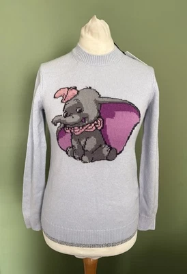Coach Disney Dumbo Cashmere Blend Intarsia Sweater Jumper Womens XS bnwt - Image 1 of 4