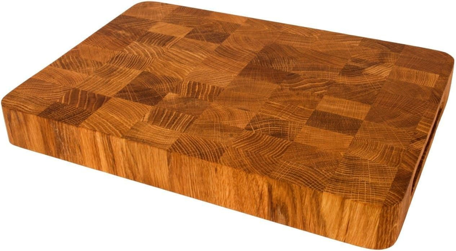 Tagliere Quercia Massiccio 35x25x4cm - Il Top per Salumi e Carni