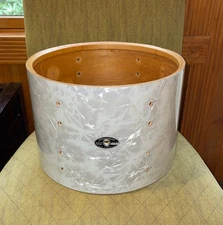 Vintage Slingerland 13" WMP Rack Tom Drum Shell - 3-Ply Maple w/ Re Rings!