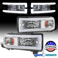 Fits 1994-2001 Dodge Ram 1500 2500 3500 Led Tube Headlights Headlamps Leftright Fits 1994-2001 Dodge Ram 1500 2500 3500 Led Tube Headlights Headlamps Leftright