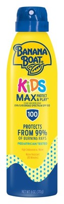 Sonnen Spray Sonnenschutz Sunscreen Kinder SPF 100 Wasserfest Banana Boat 170 ml