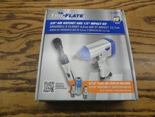 Tru-flate 25-590tf 38 Air Ratchet 12 Impact Wrench Kit New In Box