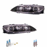 Scheinwerfer Set Bronze H1/H1/H3 FüR Mazda 6 Station Wagon Inkl. Osram Lampen