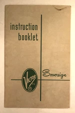 VICTOR SOVEREIGN VINTAGE 16mm FILM PROJECTOR INSTRUCTION MANUAL DOC AV Club