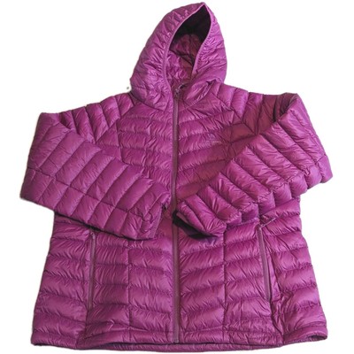 Camel Crown Women's Packable Light Weight Down Jacket Sz XXXL Burgandy Hiking