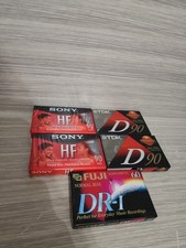 Sony and TDK Fuji 90/60 Minute Audio Cassettes - Brand New Lot Of 5