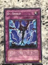 Yugioh D-Shield DP05-EN026 1st Edition Common NM Duelist Pack Trap Card